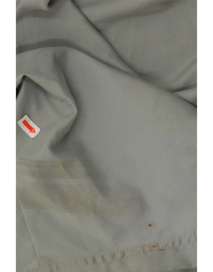 REEBOK Herren-Badeshorts XL, grünes Colourblock-Polyester