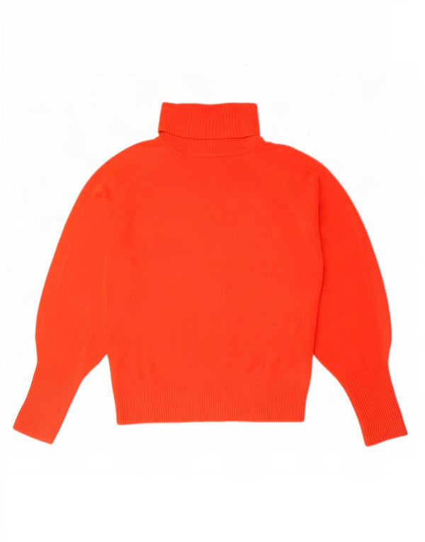 Marks & Spencer Damen-Pullover mit Rollkragen, Gr. 10, Größe S, Rot, Acryl