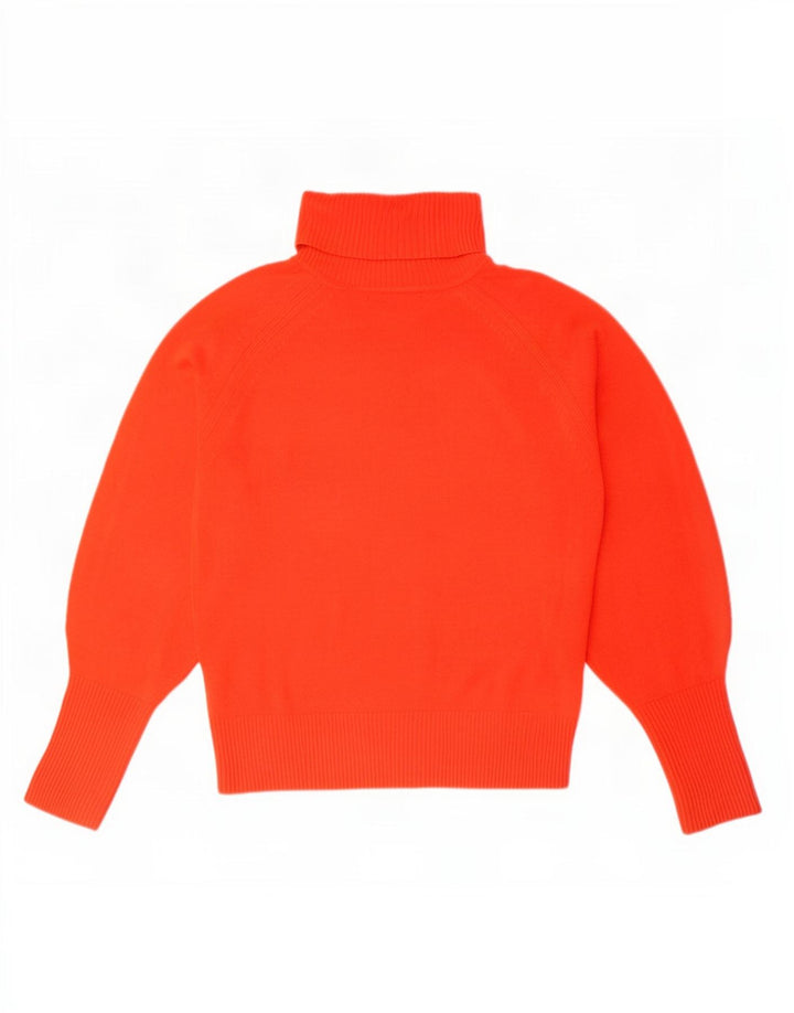 Marks & Spencer Damen-Pullover mit Rollkragen, Gr. 10, Größe S, Rot, Acryl