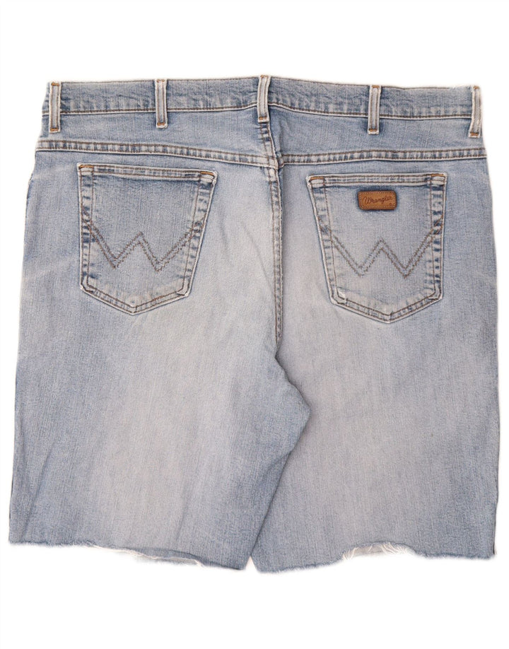 WRANGLER Herren Texas Stretch Denim Shorts W40 XL Blaue Baumwolle