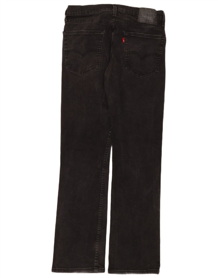 Levi's Herren 527 Bootcut Jeans W30 L32 Schwarze Baumwolle