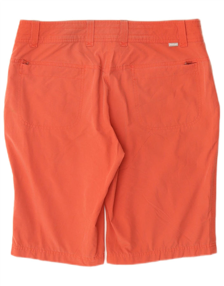 ROHAN Damen Chinoshorts UK 12 Medium W32 Orange Polyamid