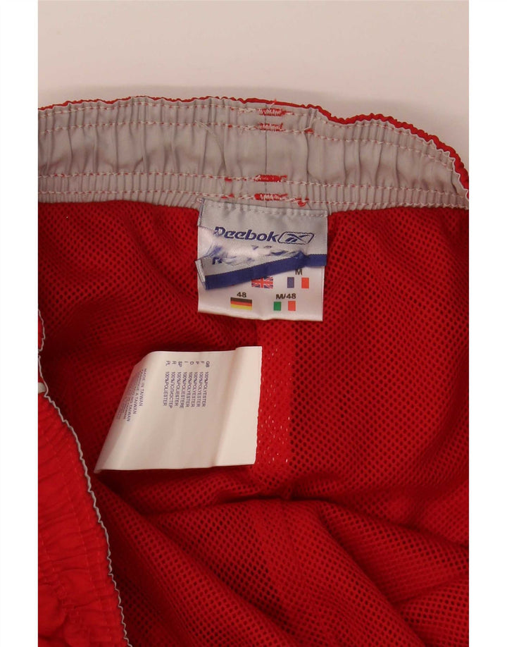 Reebok Herren Capri-Trainingshose, Größe S, Rot