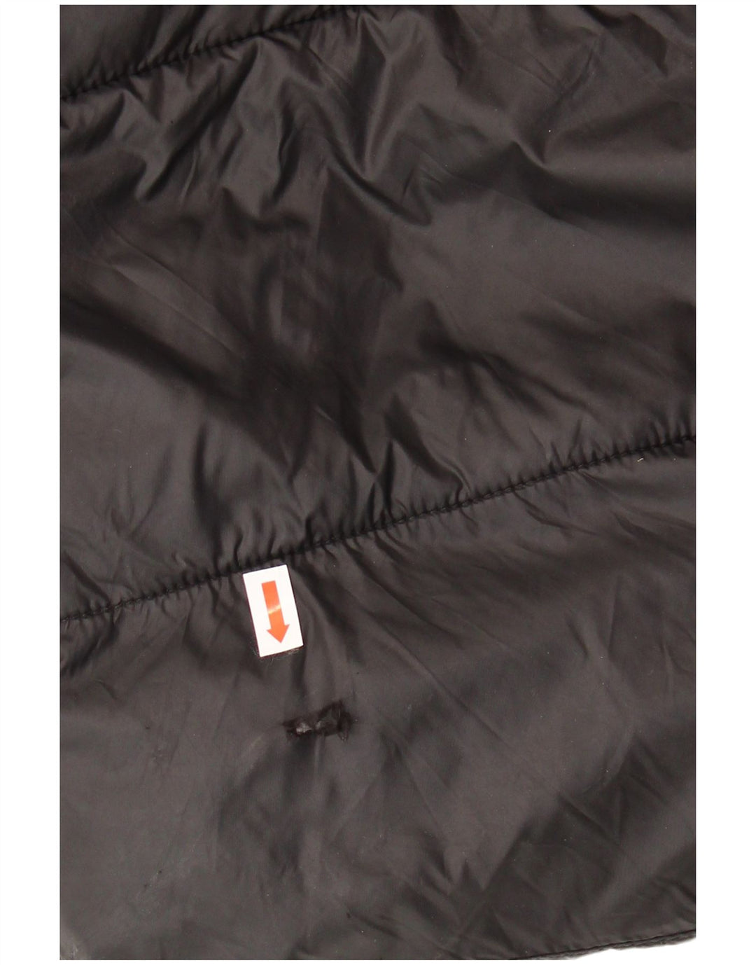 Zara Damen-Jacke mit Kapuze, gepolstert, UK 16, Größe L, Schwarz, Polyester