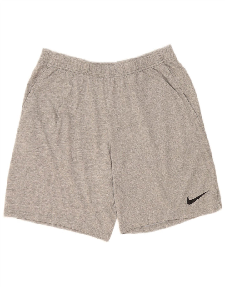 Nike Herren-Freizeitshorts, große graue Baumwolle