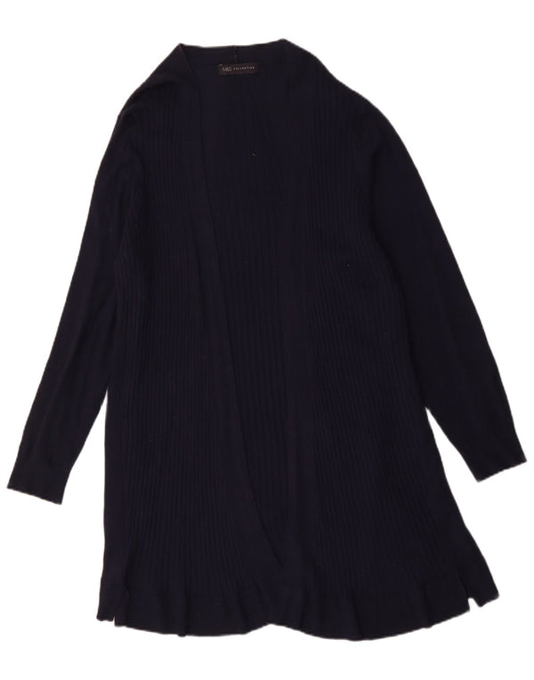 Marks & Spencer Damen Longline Open Cardigan Pullover UK 18 XL Marineblau