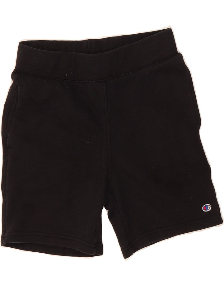 CHAMPION Boys Sport Shorts 10-11 Years Medium  Black Cotton Vintage Champion and Second-Hand Champion from Messina Hembry 