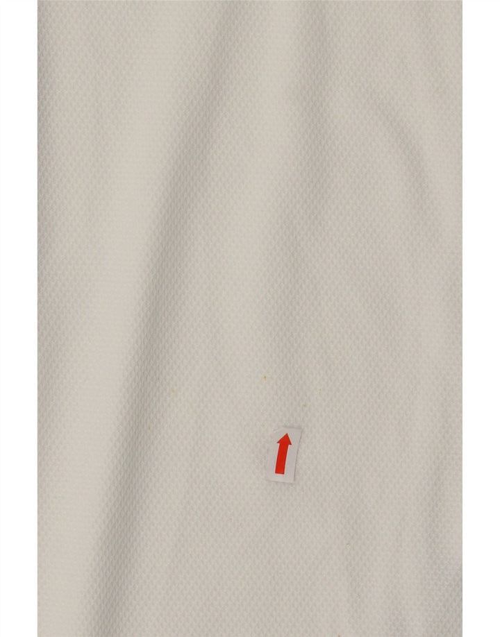 AUSTRALIAN L'ALPINA Herren-Poloshirt IT 56 3XL Weißes Colourblock-Polyester