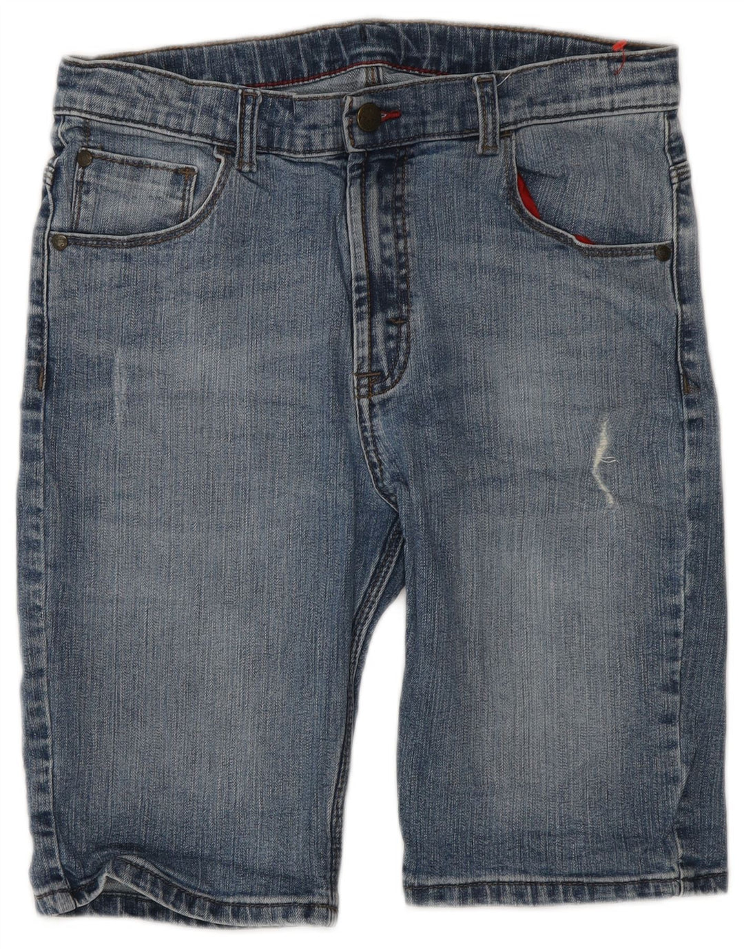 Wrangler Damen Jeansshorts W30 Mittelblau