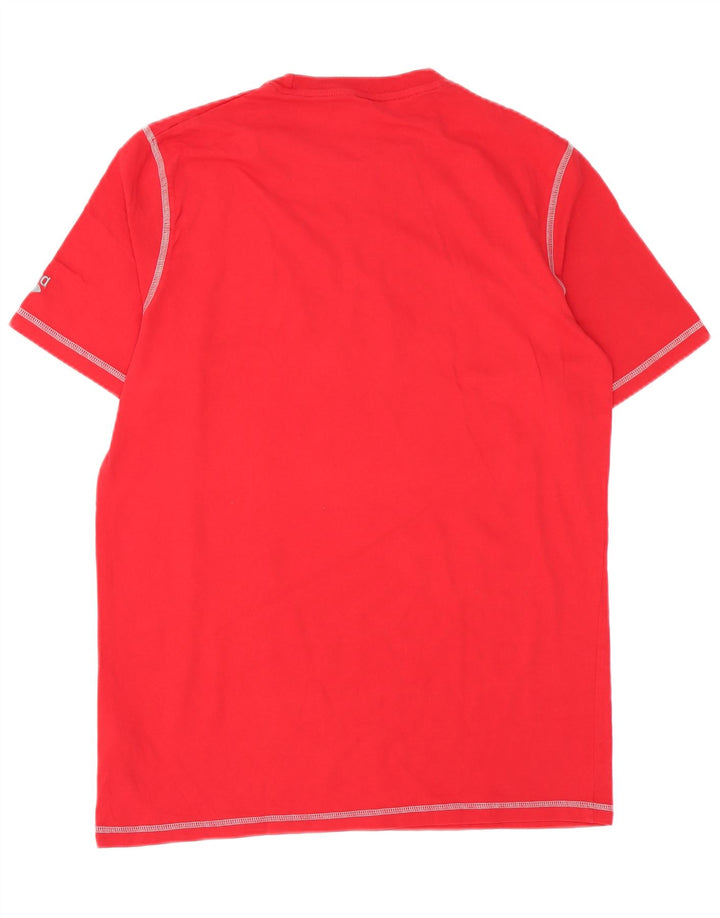 Arena Herren-T-Shirt mit Grafik, Größe L, aus roter Baumwolle