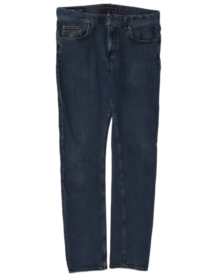 Tommy Hilfiger Damen Bleecker Slim Jeans W32 L34 Blaue Baumwolle