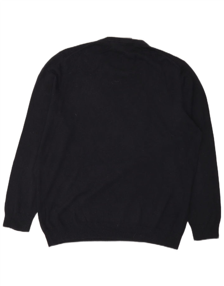 Lyle & Scott Herren-Pullover mit Rundhalsausschnitt, 2XL, Marineblau