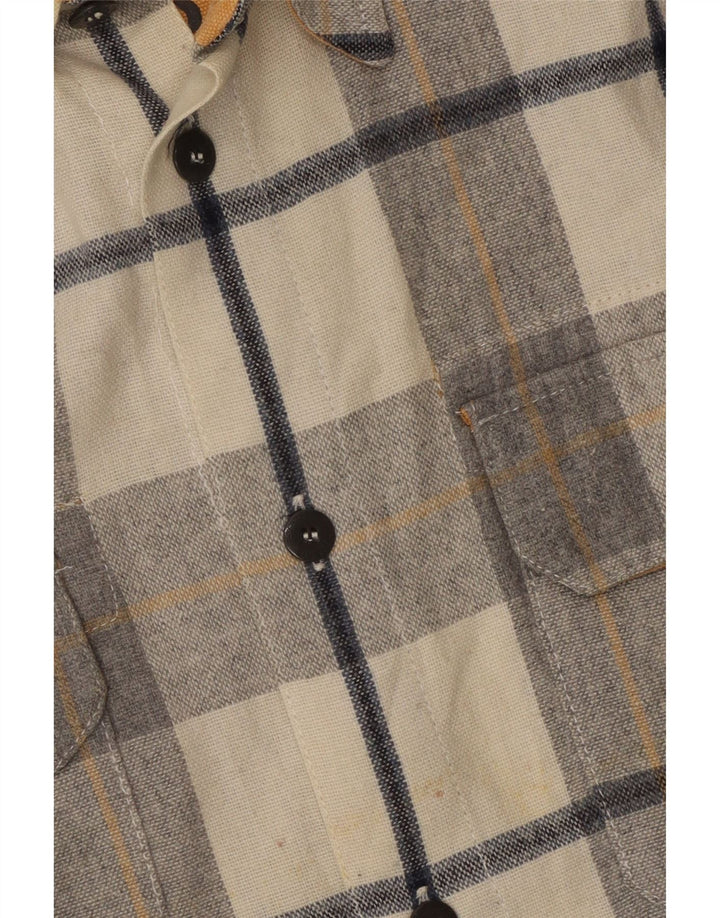 Murphy & Nye Herren-Flanellhemd, klein, mehrfarbig, kariert, Acryl