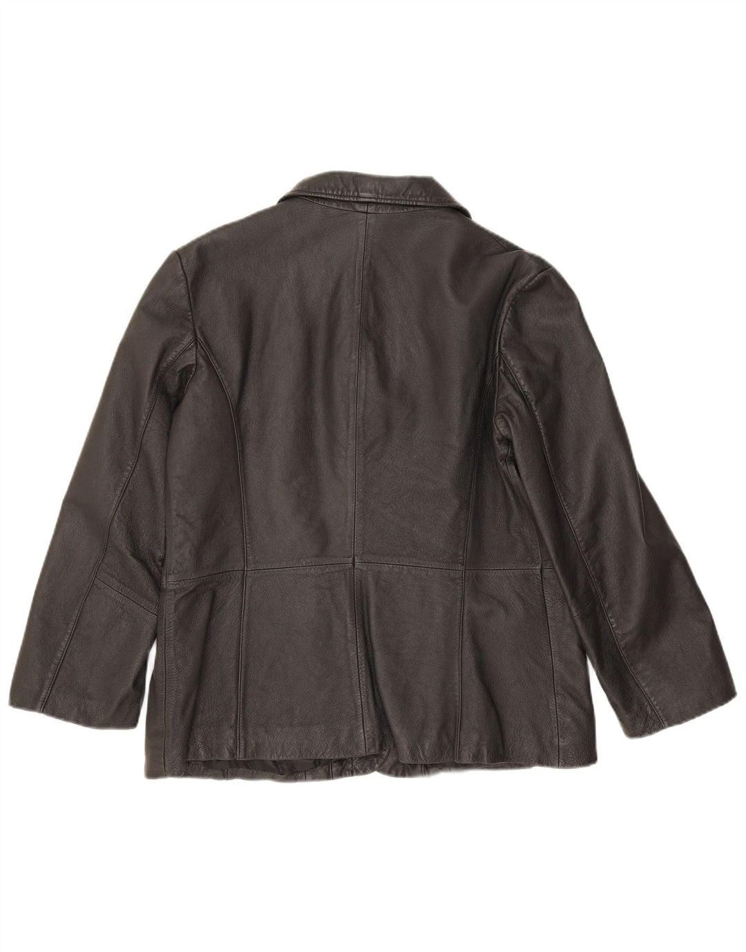 Conbipel Damen 3-Knopf-Lederblazer IT 48 XL Schwarz