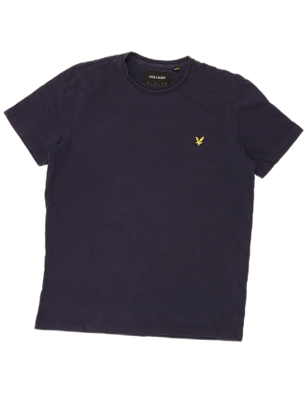 Lyle & Scott Herren-T-Shirt-Oberteil aus Baumwolle in mittlerem Marineblau