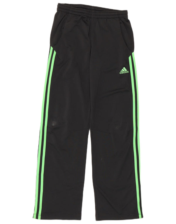 Adidas Trainingshose für Mädchen, 13–14 Jahre, schwarzes Colourblock-Polyester