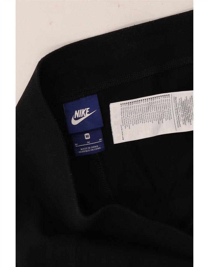 NIKE Damen-Trainingshose, Jogginghose, UK 14, mittelschwarz, Baumwolle