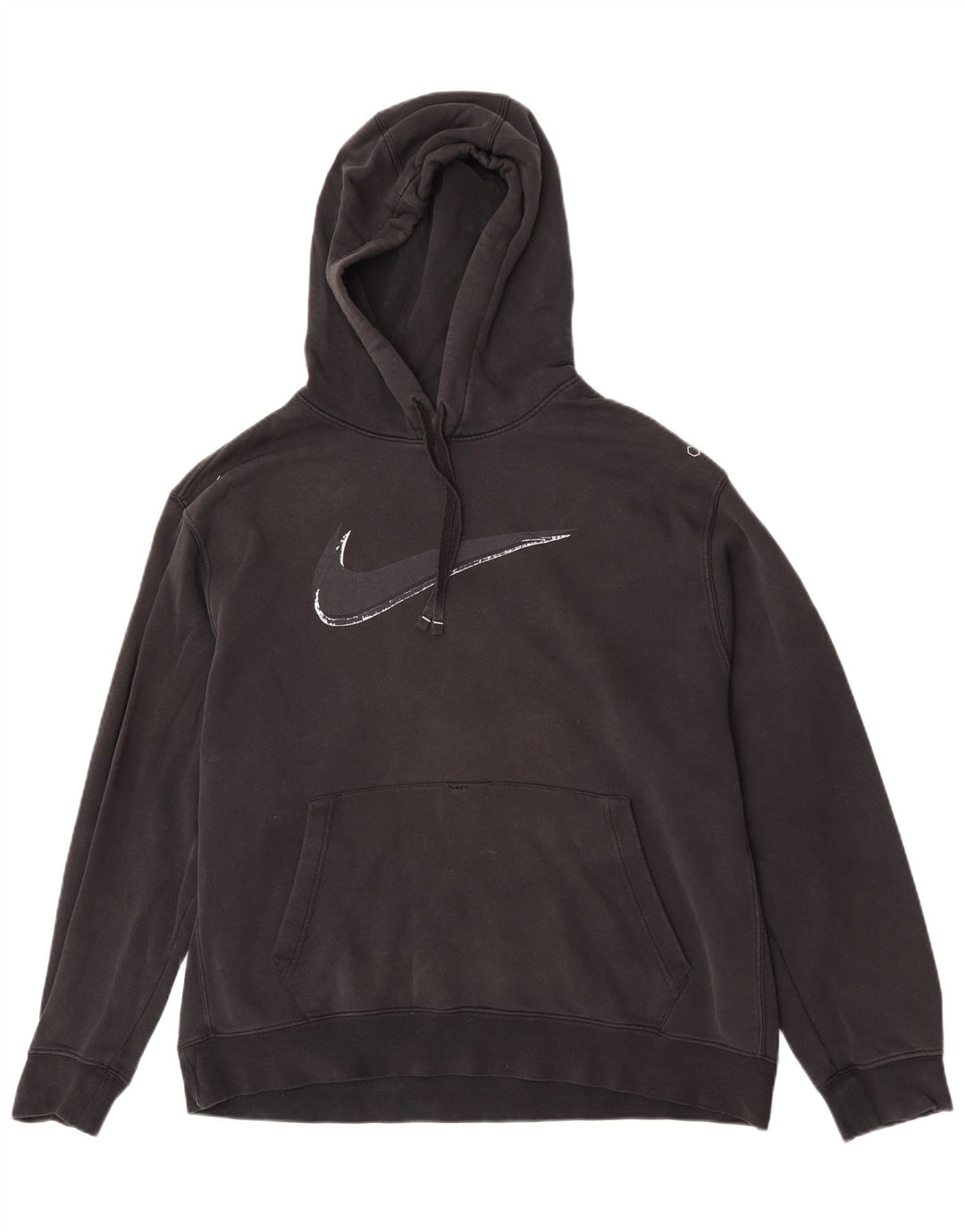 Nike Herren Graphic Hoodie Pullover XL Schwarz Baumwolle