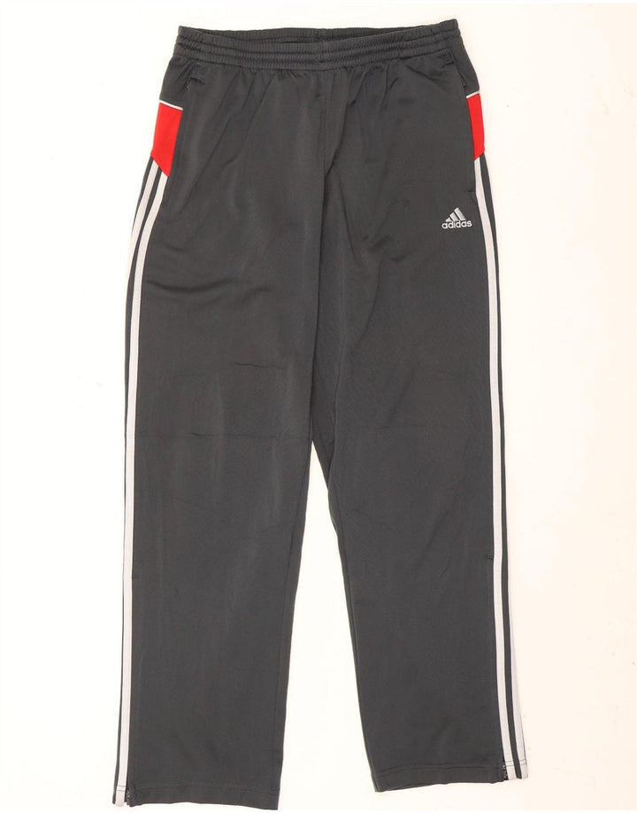 Adidas Herren-Trainingshose UK 40/42 Mittelgraues Colourblock-Polyester