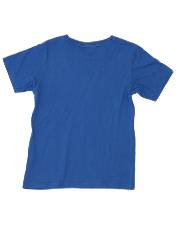 CHAMPION Grafik-T-Shirt-Oberteil für Jungen, 9–10 Jahre, Mittelblau