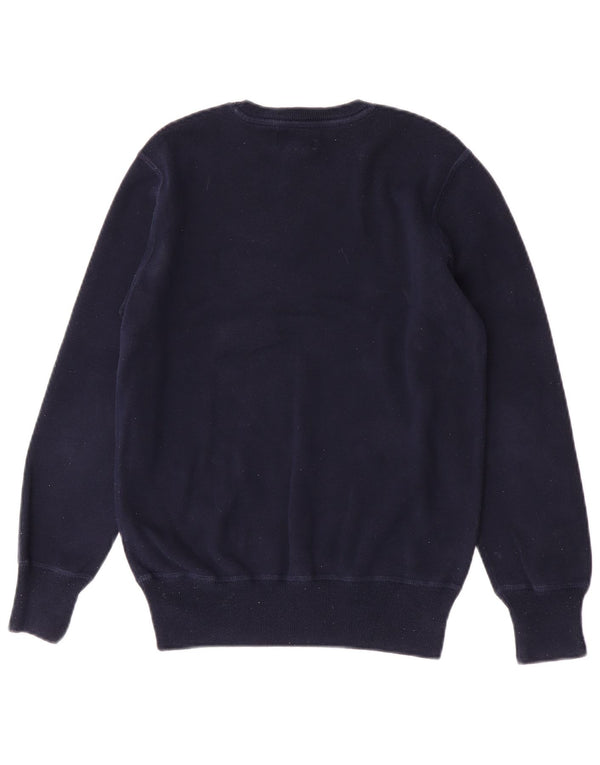 Polo Ralph Lauren Jungen-Sweatshirt, Pullover, 14–15 Jahre, Größe L, Marineblau, Baumwolle