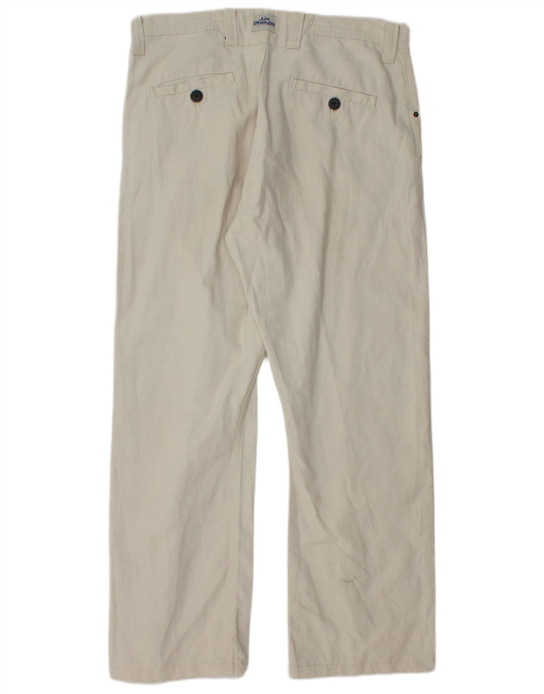 Gerade Chino-Hose für Herren von LEE, W36, L30, gebrochenes Weiß