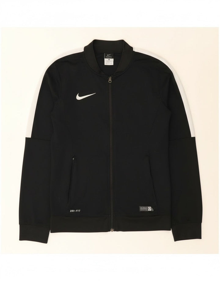 Nike Herren Dri Fit Trainingsanzug-Oberteil, Jacke, Größe S, Schwarz, Farbblock-Polyester