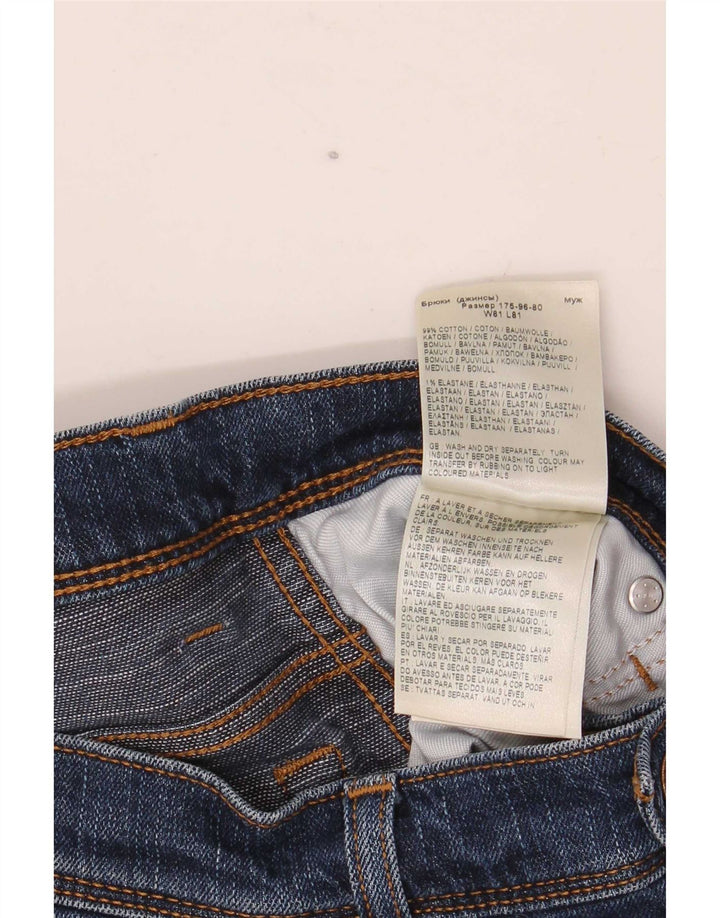 Wrangler Herren Texas Slim Jeans W32 L32 Blaue Baumwolle