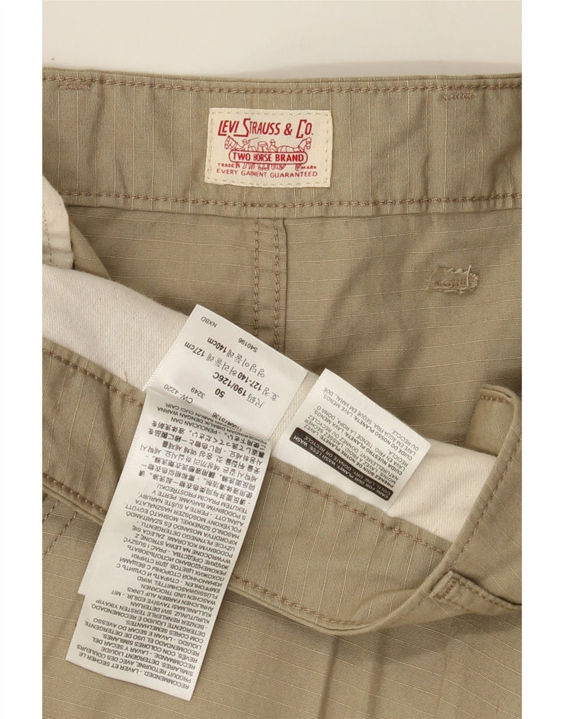 LEVI'S Mens Cargo Shorts W50 4XL Beige Cotton Vintage Levi's and Second-Hand Levi's from Messina Hembry 