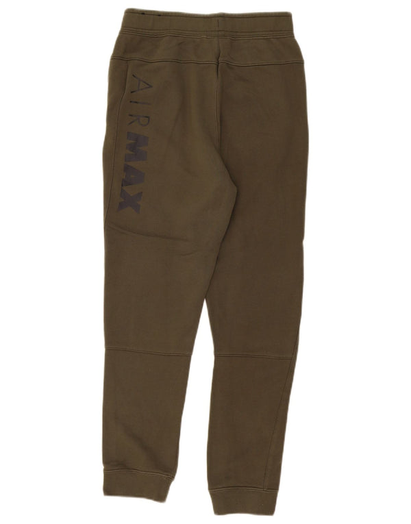 Nike Jungen-Trainingsanzug mit Grafik, Jogginghose, 12–13 Jahre, groß, Khaki, Baumwolle