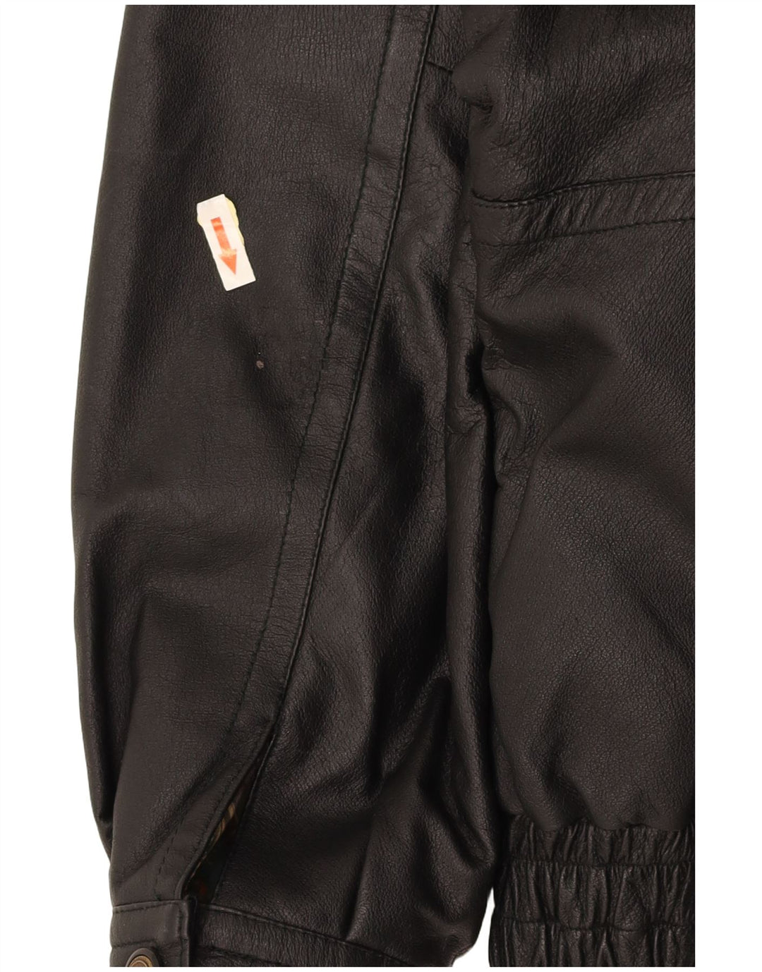 CANDA Herren Lederjacke UK 44 2XL Schwarzes Leder