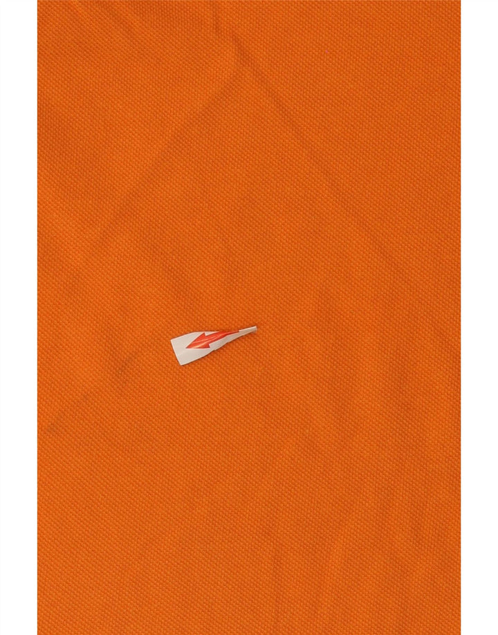 Tommy Hilfiger Herren-Poloshirt mit individueller Passform, mittelorange Baumwolle