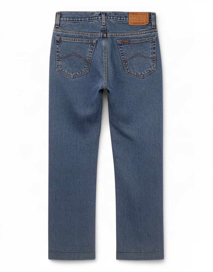 Carrera Herren Straight Jeans W34 L30 Blau