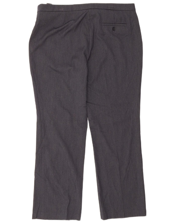 Marks & Spencer Damen Gerade Freizeithose UK 16 Large W36 L28 Blau
