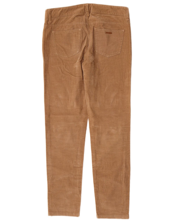Massimo Dutti Damen Slim Cordhose EU 38 Small W28 L29 Beige