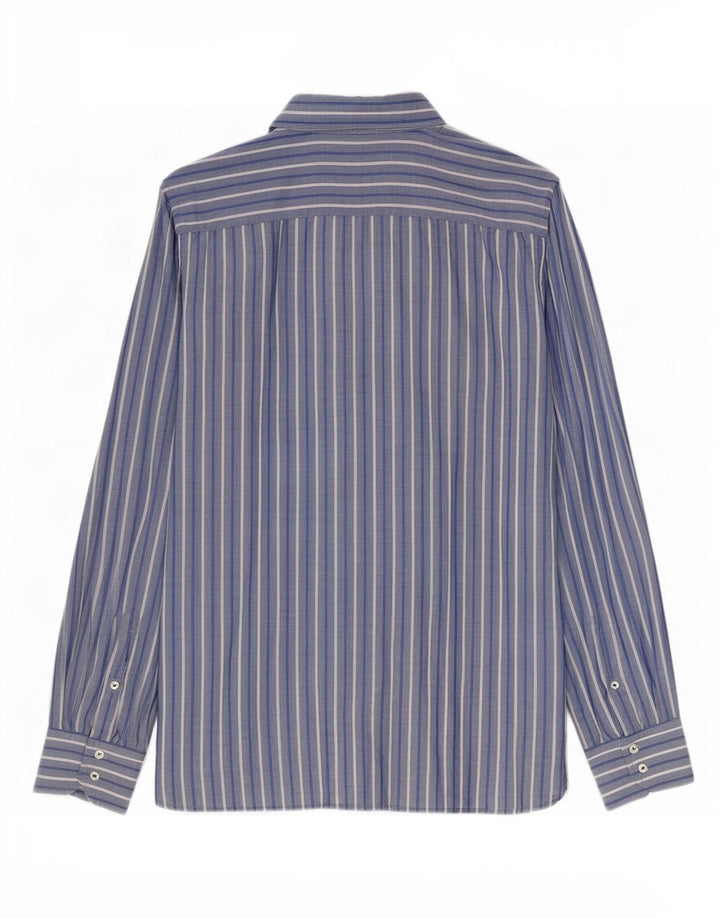 Tommy Hilfiger Herrenhemd, groß, blau gestreift, Baumwolle