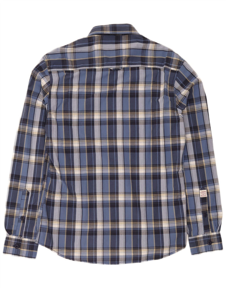 Jack & Jones Herrenhemd XL, blau kariert, Baumwolle