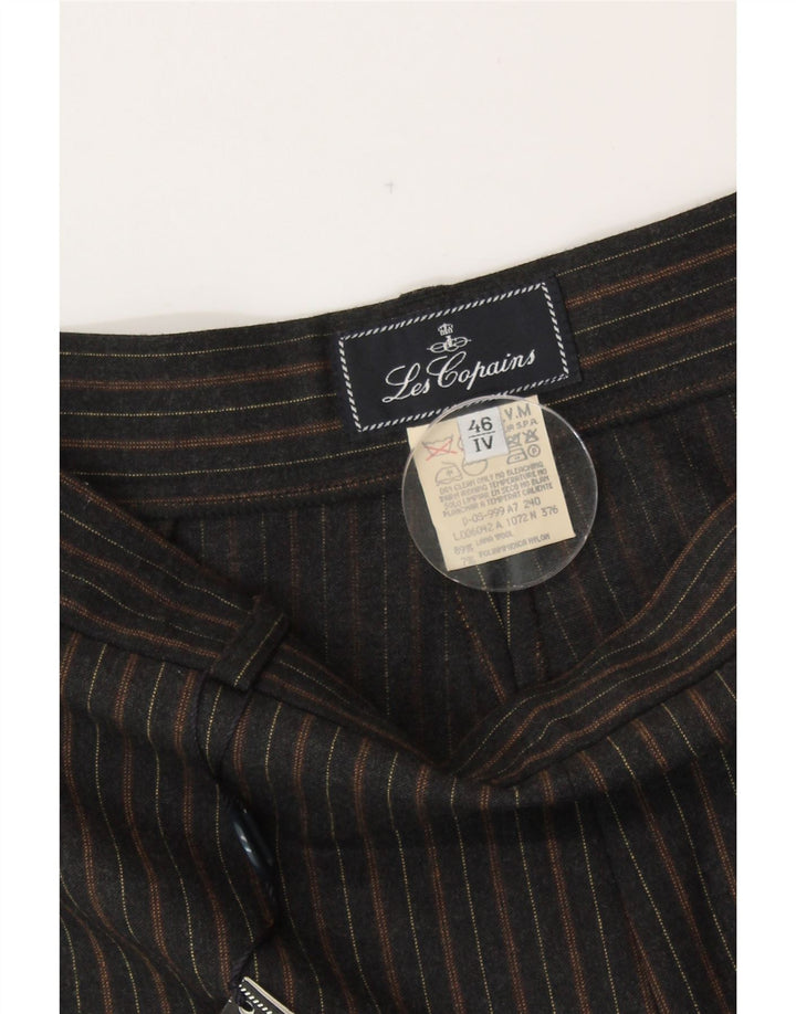 LES COPAINS Damen-Freizeithose mit hoher Taille, IT 46, Größe L, W30, L33, Schwarz