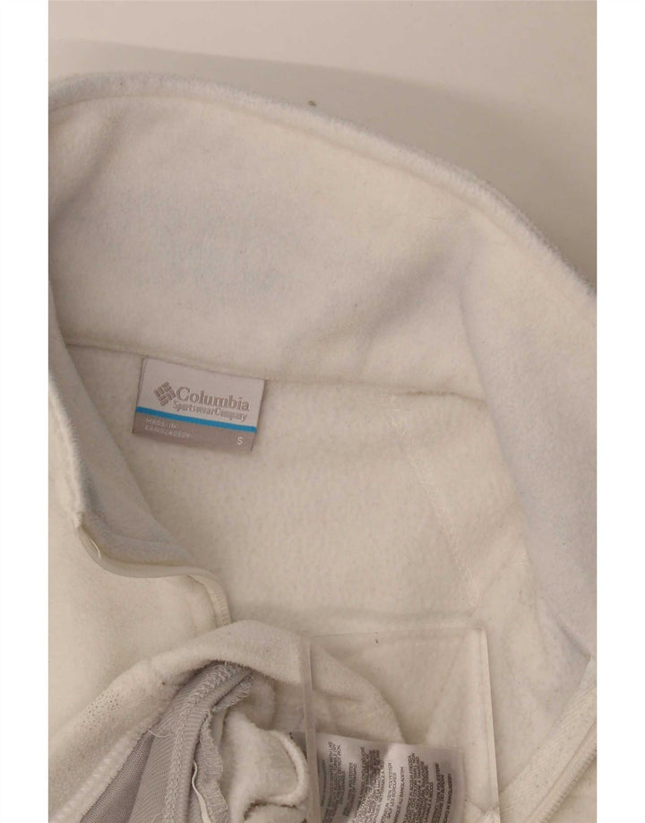 Columbia Damen Fleecejacke UK 10 Small Weiß Polyester