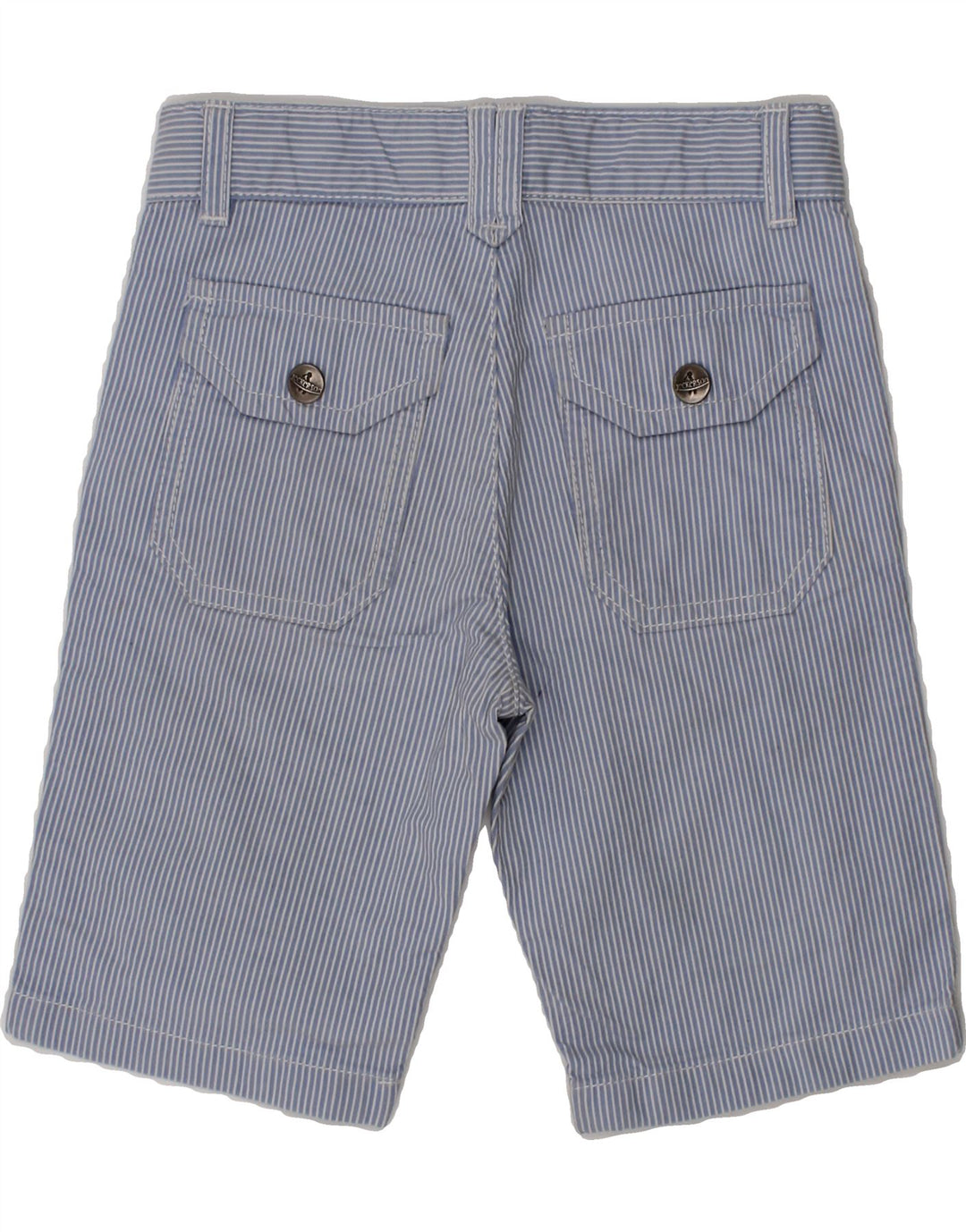 JECKERSON Boys Chino Shorts 3-4 Years W20 Blue Striped Vintage Jeckerson and Second-Hand Jeckerson from Messina Hembry 