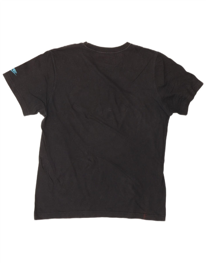 NIKE Herren-T-Shirt mit normaler Passform, Grafik, Größe S, Schwarz
