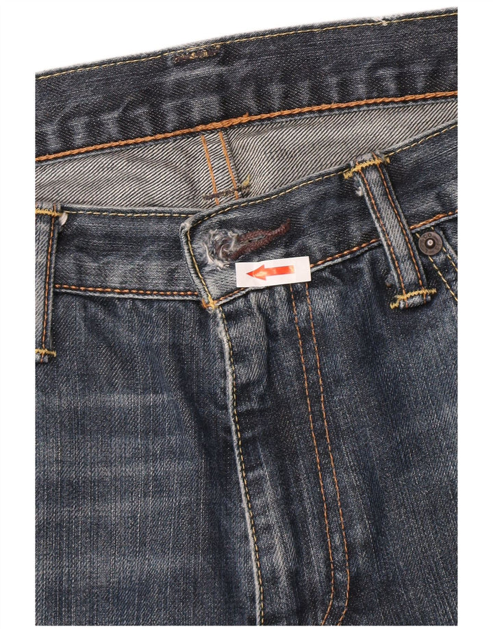 Levi's Herren 527 Bootcut Jeans W33 L34 Blaue Baumwolle