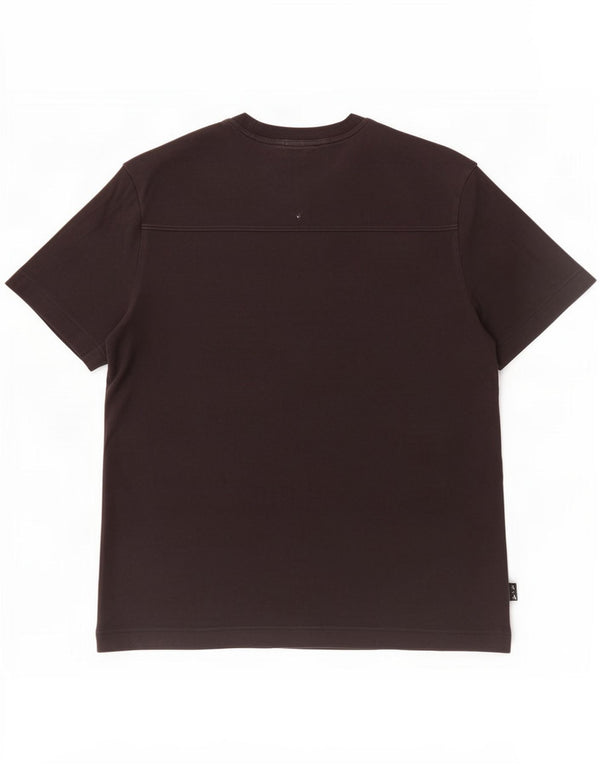 Calvin Klein Herren Grafik T-Shirt Top 2XL Schwarz Baumwolle