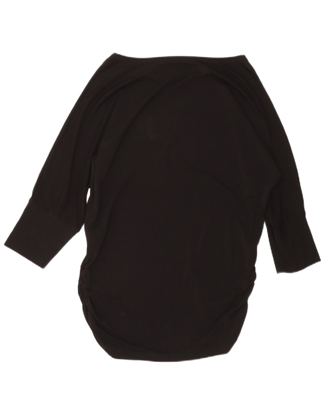 DKNY Damen Fledermaus-Tunikakleid UK 16 Large Schwarz Viskose