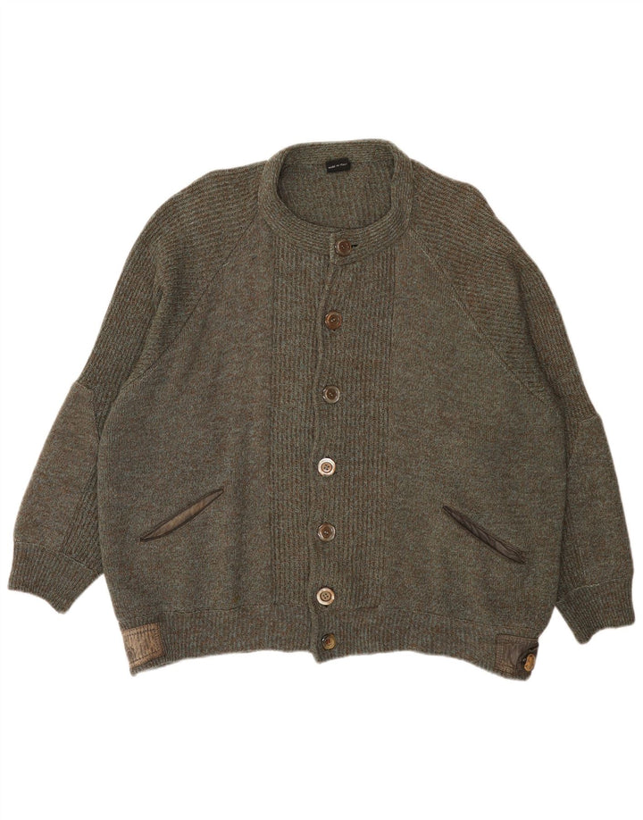Vintage Herren Cardigan Pullover 2XL Khaki