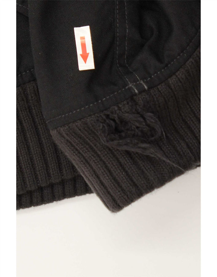 Woolrich Herren-Bomberjacke mit Kapuze, gepolstert, UK 42, XL, Schwarz