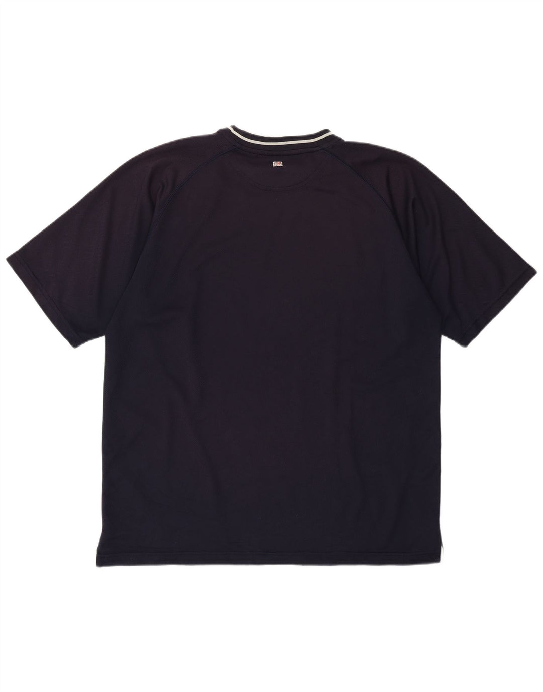 Reebok Herren T-Shirt Top Large Marineblau Polyester
