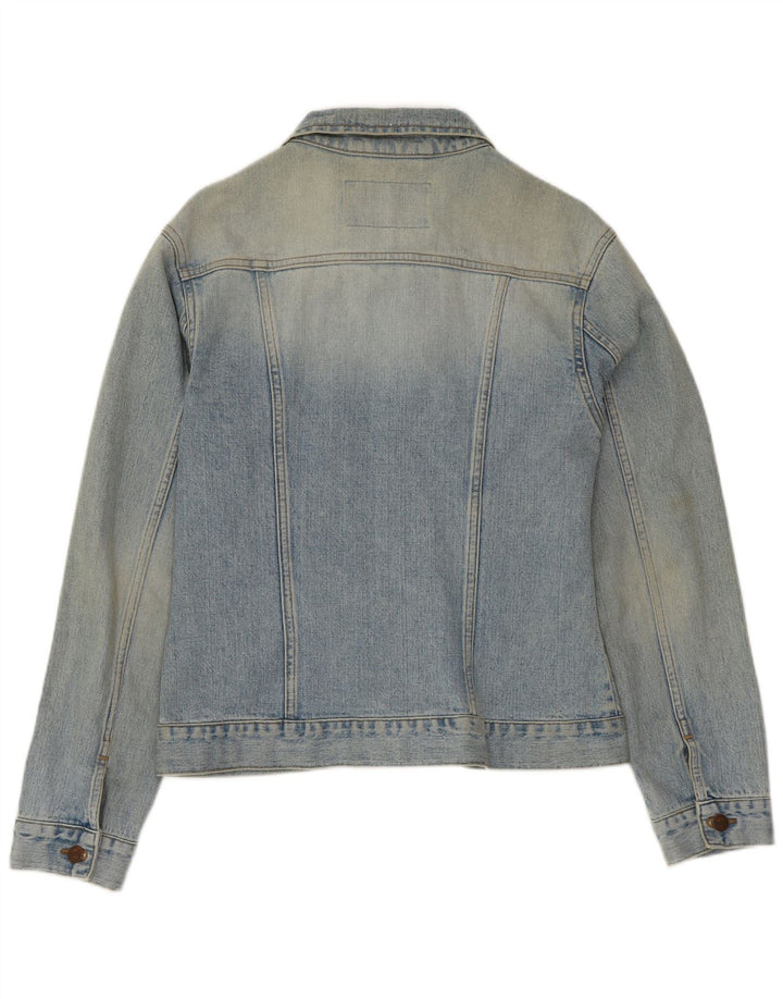 WRANGLER Damen Jeansjacke UK 18 XL Blaue Baumwolle
