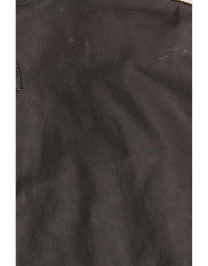 Barbour Herrenjacke aus gewachster Baumwolle, UK 40, große schwarze Baumwolle