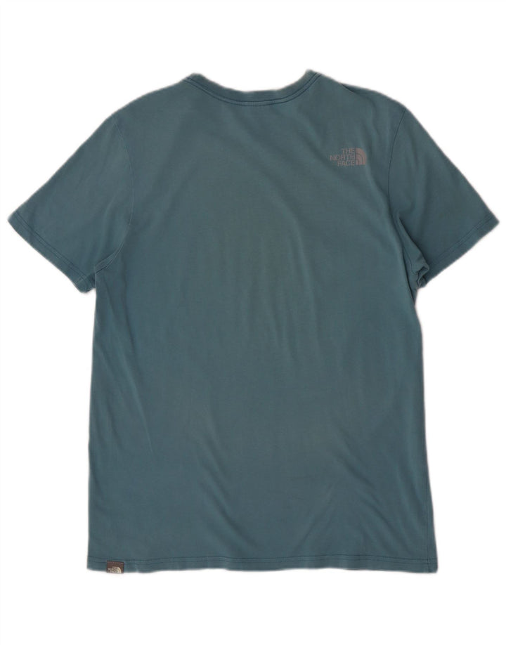 The North Face Herren Grafik-T-Shirt-Oberteil Mittelblau